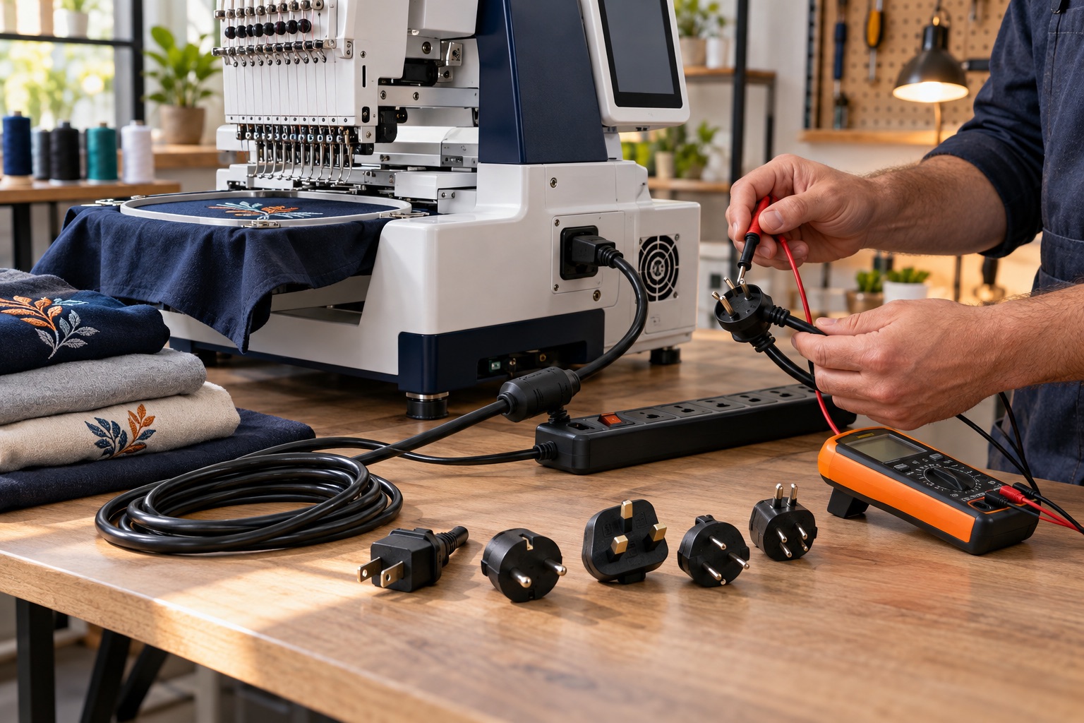 Embroidery Machine Voltage and Plug Requirements