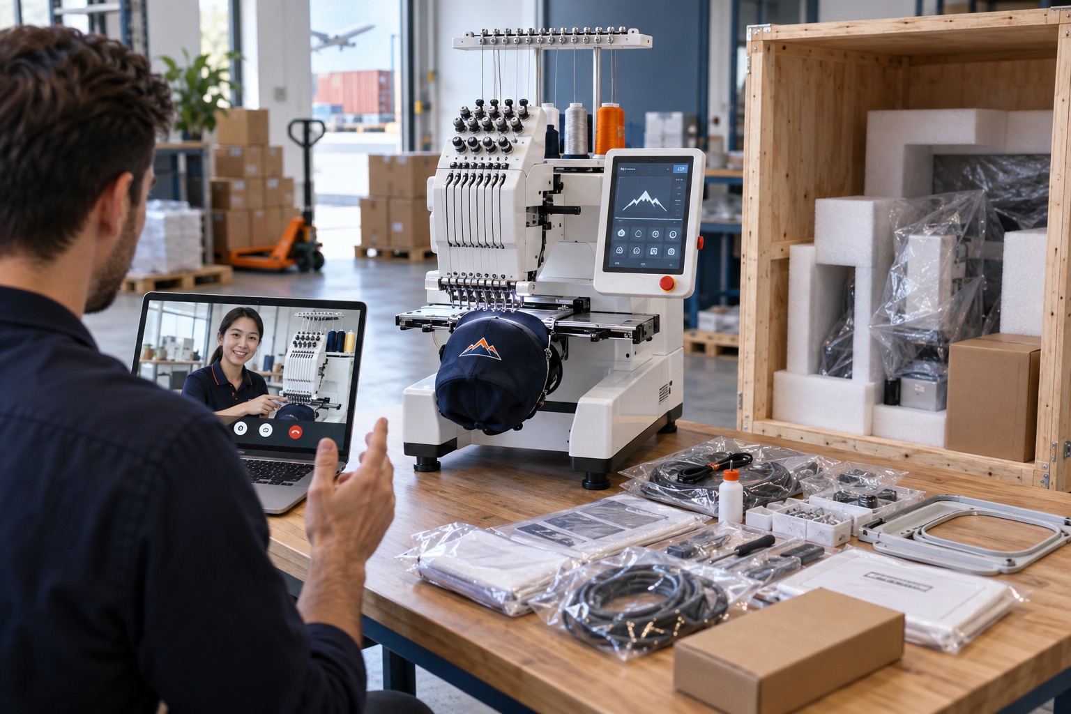 How to Buy One Embroidery Machine from China