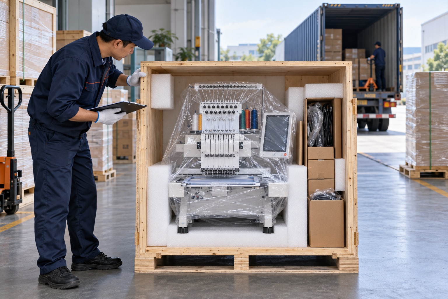Shipping an Embroidery Machine from China